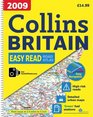 2009 Collins Easy Read Road Atlas Britain A3 Edition