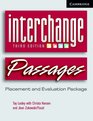 Interchange Passages Placement Evaluation Package