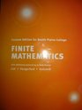 Finite Mathematics Custom Edition for South Plains College