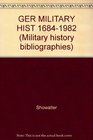 GER MILITARY HIST 16841982