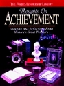 Thoughts on Achievement