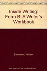 Inside Writing A Writer's Workbook  Form B