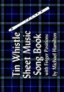 Tin Whistle Pocket Music Book with Finger Positions