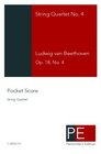 Beethoven String Quartet No 4 Pocket Score