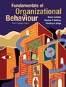 Fundamentals of Organizational Behaviour Fourth Canadian Edition with MyOBLab