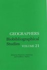 Geographers Bibliographical Studies