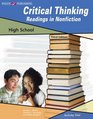 Critical Thinking Readings In Nonfictiongrades 1012