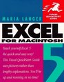 Excel 5 for Macintosh Visual Quickstart Guide for Macintosh