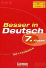Besser in Deutsch 7 Klasse Neubearbeitung bungsbuch Neue Rechtschreibung