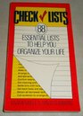 Check lists 88 essential lists to help you organize your life
