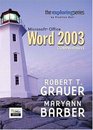 Exploring Microsoft Word 2003 Comprehensive and Student Resource CD Package