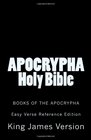 Apocrypha Holy Bible King James Version Books of the Apocrypha