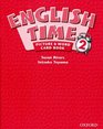 English Time 2 Picture  Word Card Book