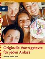 Originelle Vortragstexte fr jeden Anlass