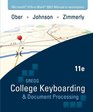 College Keyboarding  Document Processing Microsoft Office Word 2007 Manual