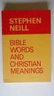 Bible Words And Christian Meanings