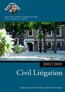 Civil Litigation 2002/2003
