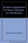 Student supplement for Basic statistics An introduction