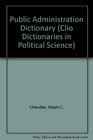 The Public Administration Dictionary