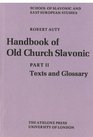 Handbook of Old Church Slavonic