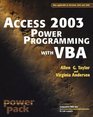 Access 2003 Power Programming with VBA