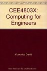 CEE4803X Computing for Engineers