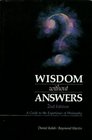 Wisdom Without Answers A Guide to the Experience of Philosophy