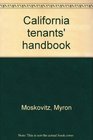 California tenants' handbook