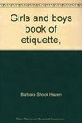 Girls and boys book of etiquette