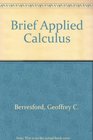 Applied Calculus Brief And Student Solutions Manual Second Edition
