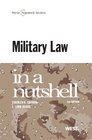 Military Law in a Nutshell 4th