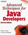 Advanced Techniques for Java  Developers Revised Edition