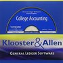 Klooster  Allen General Ledger Software and Data Files for Heintz/Parry's College Accounting 19th