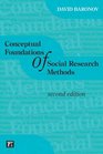 Conceptual Foundations of Social Research Methods Second Edition