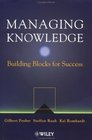 Managing Knowledge Building Blocks for Success