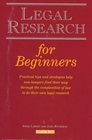 Legal Research for Beginners