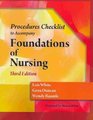 Skills Check List for Duncan/Baumle/White's Foundations of Nursing 3rd