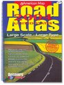 American Map Road Atlas Large Scale  Large Type LARGE PRINT