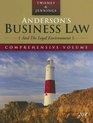 Anderson's Business Law Comprehensive Edition