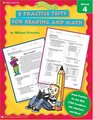 8 Practice Tests for Reading and Math Grade 4