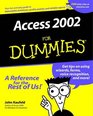 Microsoft Access 2002 for Dummies