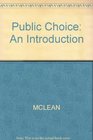 Public Choice An Introduction