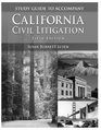 California Civil Litigation Study Guide