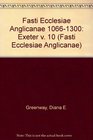 Fasti Ecclesiae Anglicanae 10661300 Exeter v 10