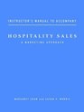 Hospitality Sales  A Marketing Approach IM