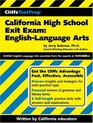 CliffsTestPrep  California High School Exit Exam  EnglishLanguage Arts