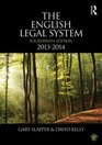 English Legal System Bundle The English Legal System 20132014
