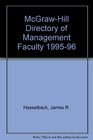 The McGrawHill Directory of Management Faculty 199596