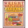 Weight Watchers Favorite Homestyle Recipes