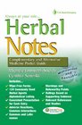 Herbal Notes Complementary  Alternative Medicine Pocket Guide